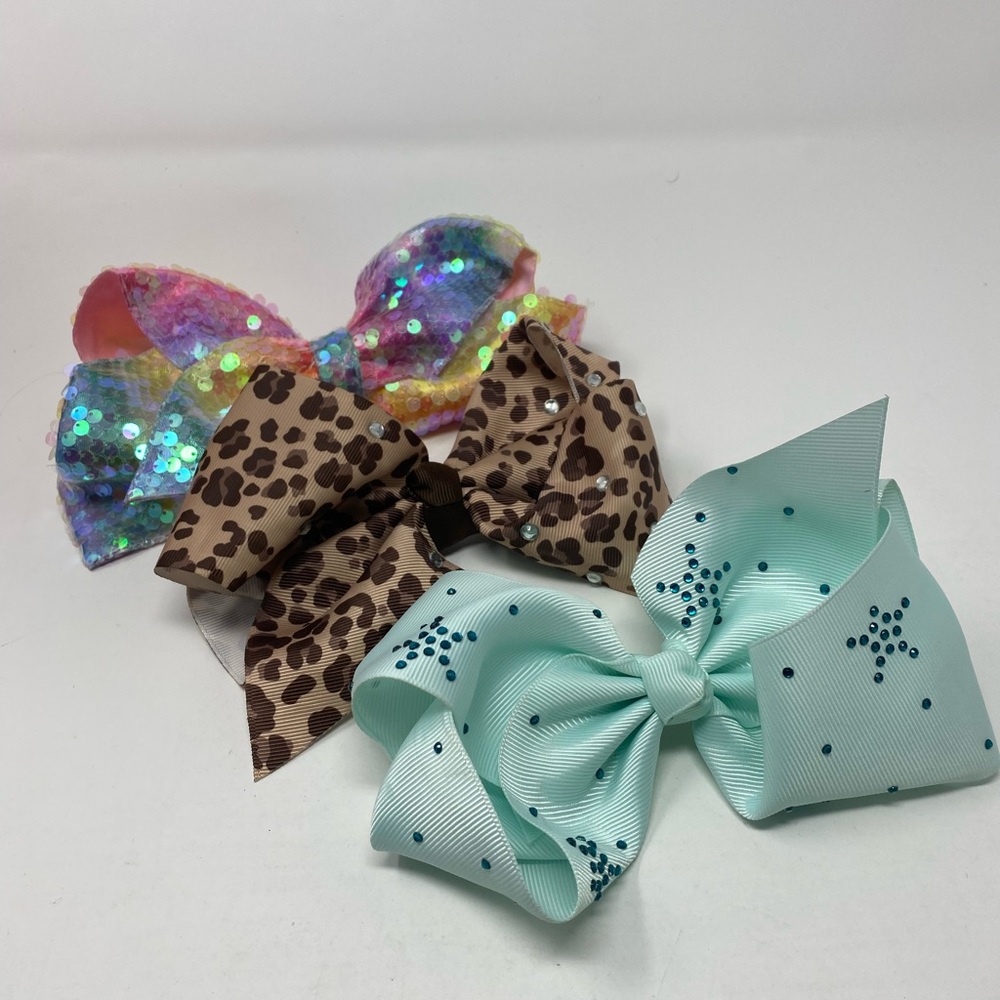 Jojo Siwa Style Hair Bow Bundle